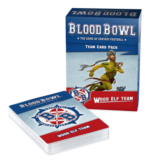 Blood Bowl Wood Elf Team Card Pack (Inglés)
