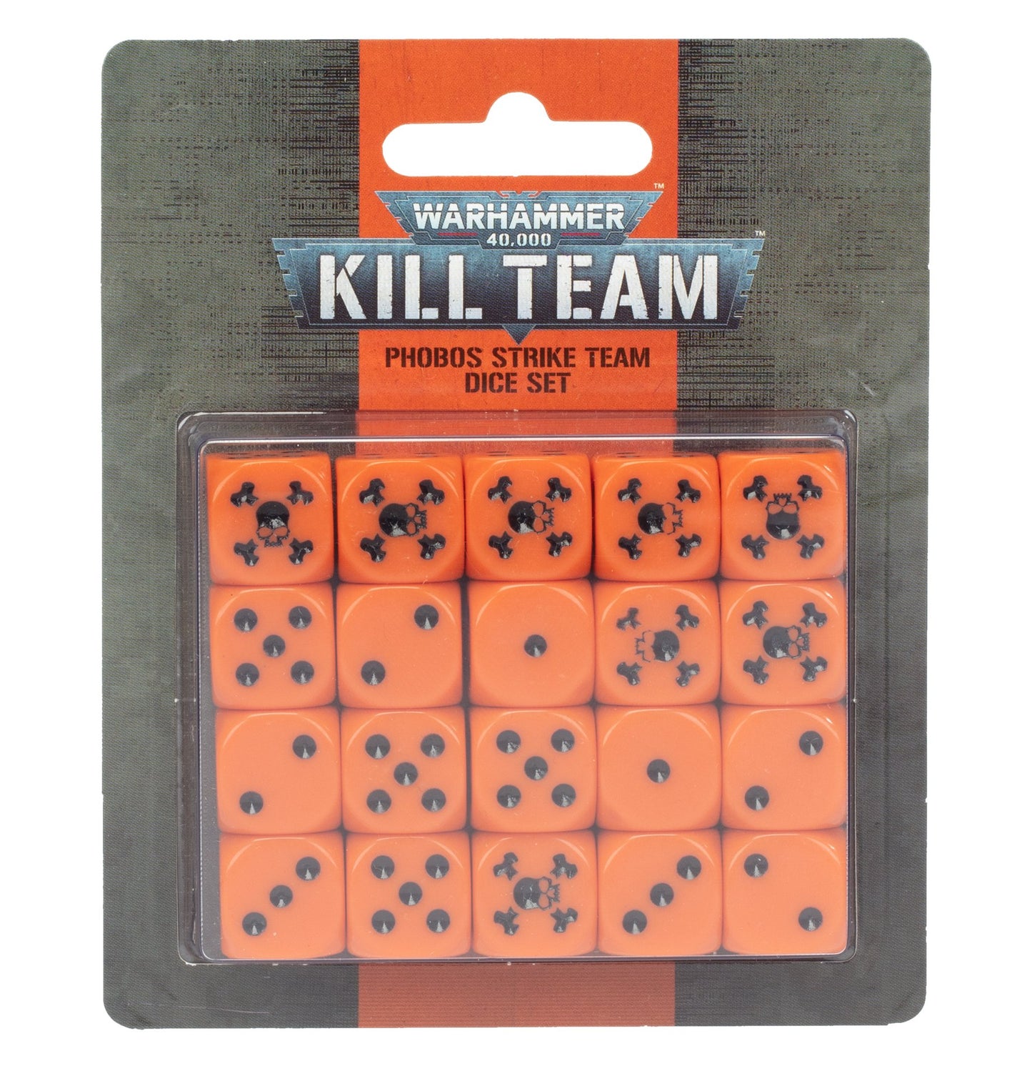 Kill Team: juego de dados Asaltante Phobos / Phobos Strike Team dice set