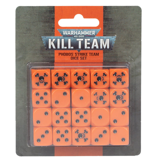 Kill Team: juego de dados Asaltante Phobos / Phobos Strike Team dice set