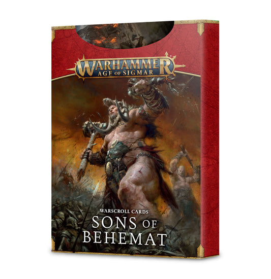 Warscroll cards: Sons of Behemat (Español)