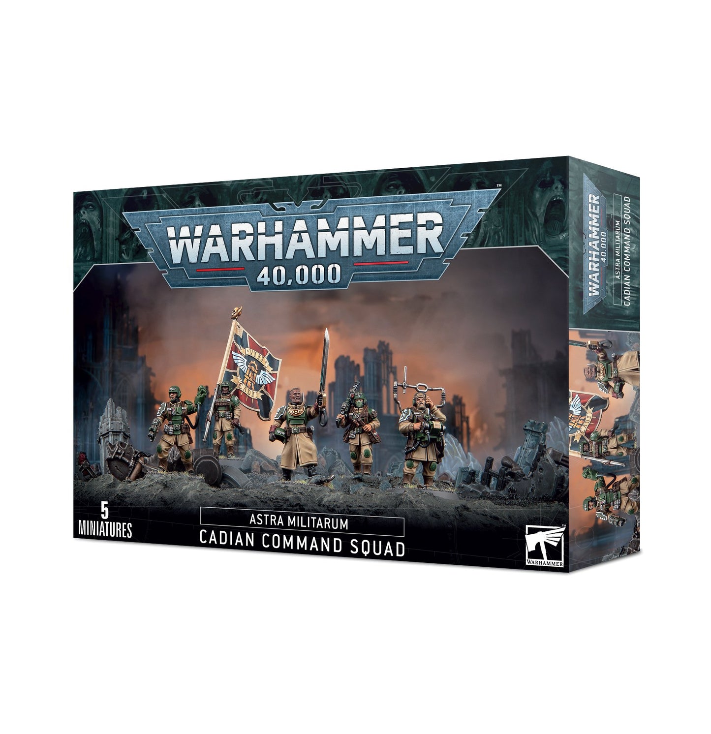 Astra Militarum: escuadra de mando de Cadia