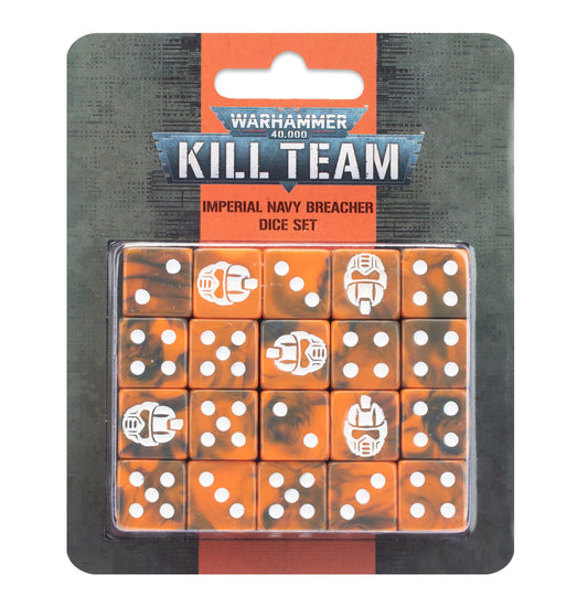 Kill Team: Juego de dados de Arbordadores de la Armada / Imperial Navy Breacher dice set