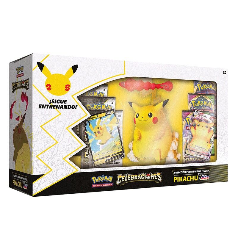 Pokémon TCG - Celebrations Premium Figure Collection Pikachu VMAX (Inglés)