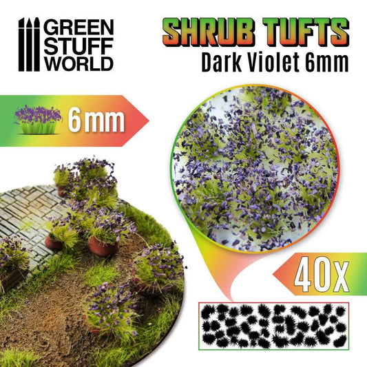 Arbustos con flor - Violeta oscuro