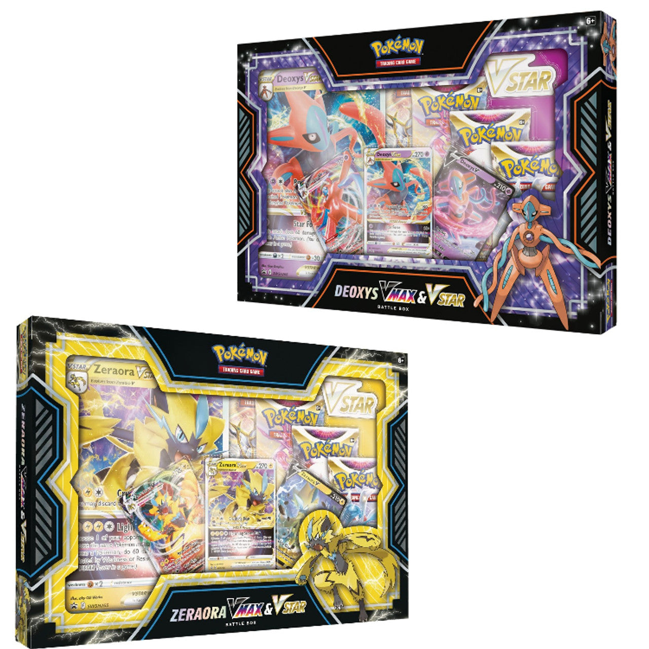 Pokémon TCG - Deoxys/Zeraora VMAX & VSTAR Battle Box (Inglés)