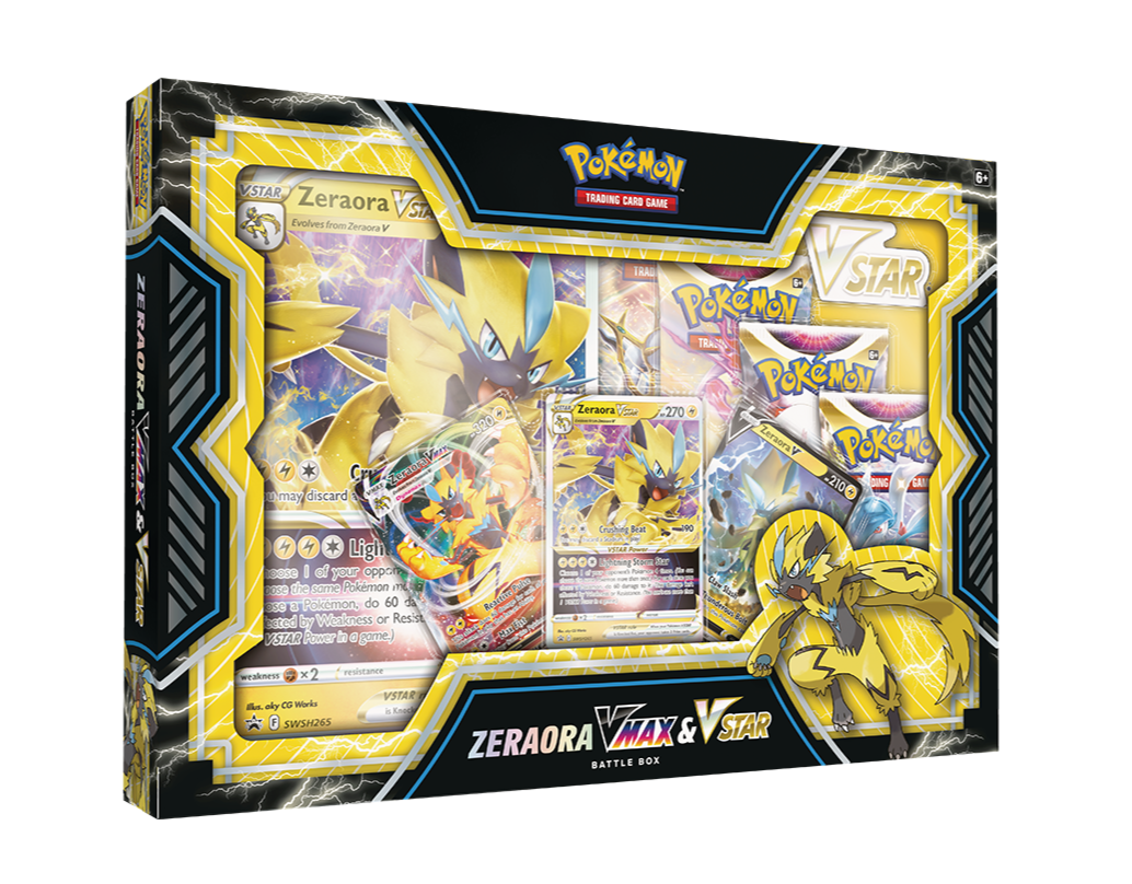 Pokémon TCG - Deoxys/Zeraora VMAX & VSTAR Battle Box (Inglés)