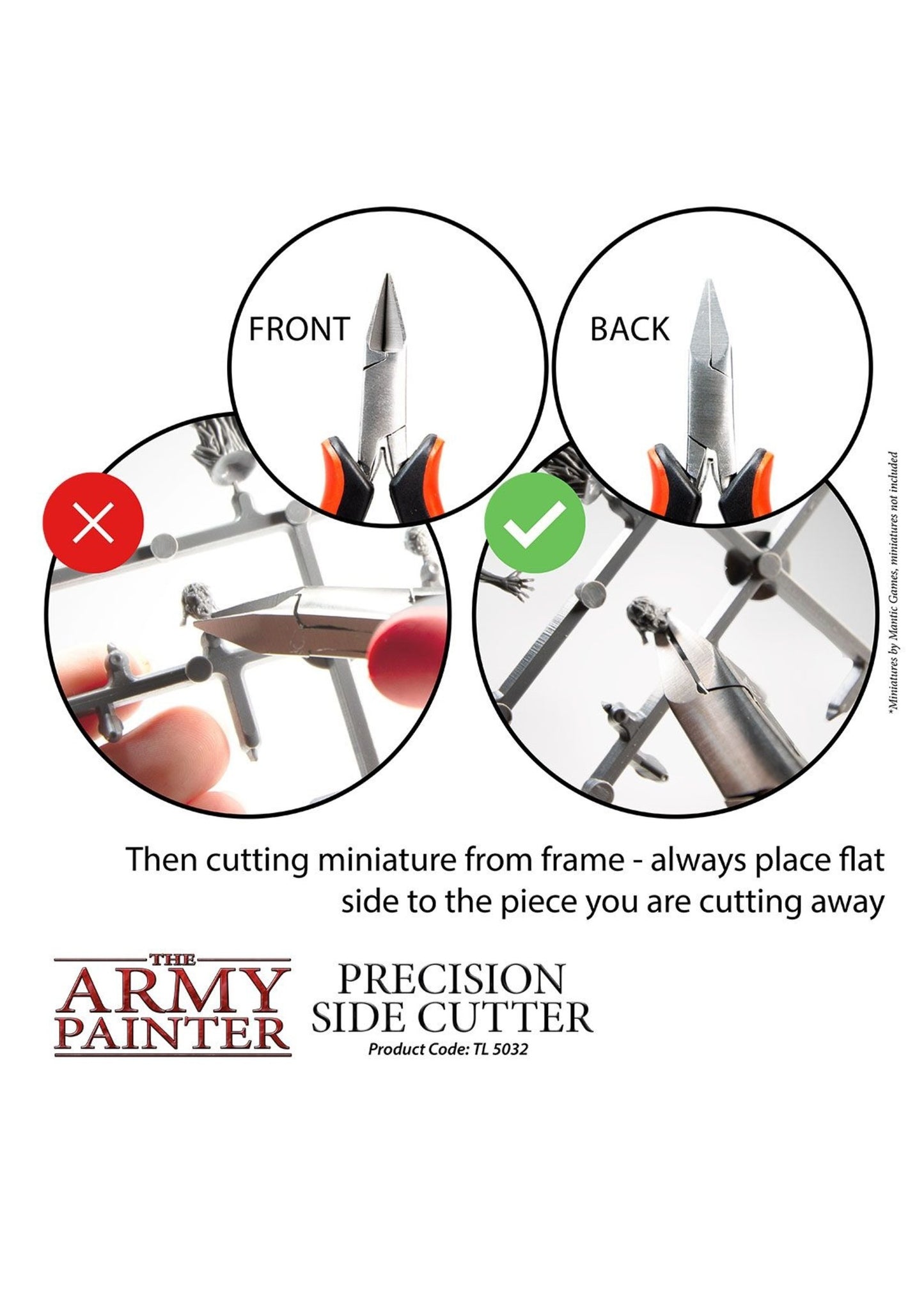 Cúter de precisión de corte plano / Precision Side Cutter