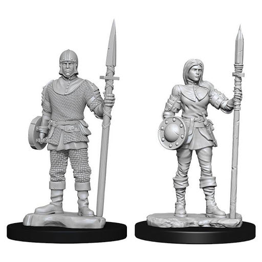 WizKids Deep Cuts Unpainted Miniatures - Guards