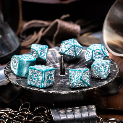 Viking Modern Dice Set: Mjolnir