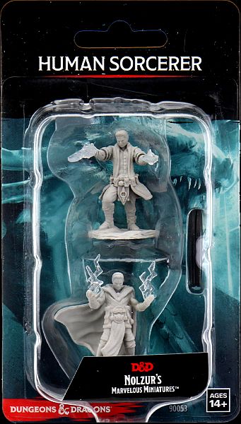 D&D Nolzur's Marvelous Unpainted Miniatures - Human Male Wizard D&D Nolzur's Marvelous Unpainted Miniatures - Human Male Wizard